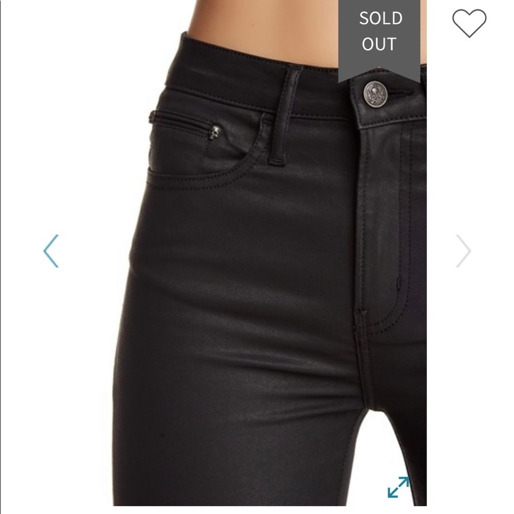 The Kooples Waxed High Waist Jeans - Picture 3 of 9